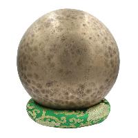 [old], Buddhist [real Antique] Hand Beaten [jambati] Singing Bowl, [select Accessories]