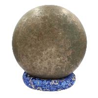 [old], Buddhist [real Antique] Hand Beaten [jambati] Singing Bowl, [select Accessories]