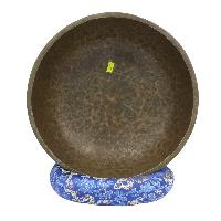 [old], Buddhist [real Antique] Hand Beaten [jambati] Singing Bowl, [select Accessories]