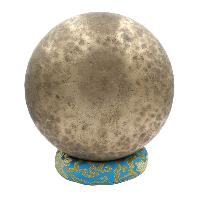 [old], Buddhist [real Antique] Hand Beaten [jambati] Singing Bowl, [select Accessories]