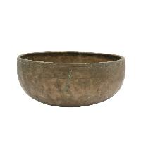 [old], Buddhist [real Antique] Hand Beaten [jambati] Singing Bowl, [select Accessories]