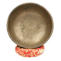 [old], Buddhist [real Antique] Hand Beaten [jambati] Singing Bowl, [select Accessories]
