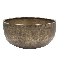 [old], Buddhist [real Antique] Hand Beaten [jambati] Singing Bowl, [select Accessories]