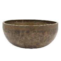 [old], Buddhist [real Antique] Hand Beaten [jambati] Singing Bowl, [select Accessories]