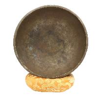 [old], Buddhist [real Antique] Hand Beaten [jambati] Singing Bowl, [select Accessories]