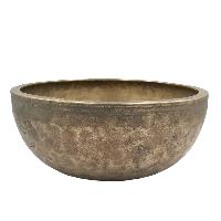 [old], Buddhist [real Antique] Hand Beaten [jambati] Singing Bowl, [select Accessories]