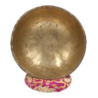 [old], Buddhist [real Antique] Hand Beaten [jambati] Singing Bowl, [select Accessories]