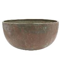 [old], Buddhist [real Antique] Hand Beaten [jambati] Singing Bowl, [select Accessories]