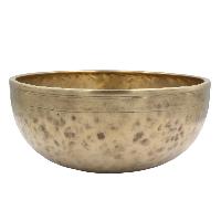 [old], Buddhist [real Antique] Hand Beaten [jambati] Singing Bowl, [select Accessories]
