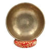 [old], Buddhist [real Antique] Hand Beaten [jambati] Singing Bowl, [select Accessories]
