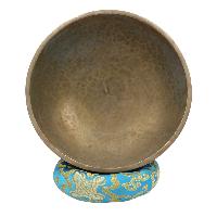 [old], Buddhist [real Antique] Hand Beaten [jambati] Singing Bowl, [select Accessories]
