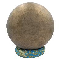 [old], Buddhist [real Antique] Hand Beaten [jambati] Singing Bowl, [select Accessories]