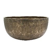 [old], Buddhist [real Antique] Hand Beaten [jambati] Singing Bowl, [select Accessories]