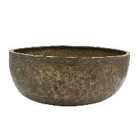 [old], Buddhist [real Antique] Hand Beaten [jambati] Singing Bowl, [select Accessories]