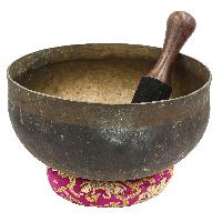 [old], Buddhist Hand Beaten Ultabati Singing Bowl, [real Antique], [select Accessories]