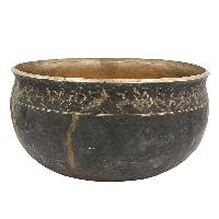 [super Quality], [old], Buddhist Hand Beaten Ultabati Singing Bowl, [real Antique], [select Accessories]