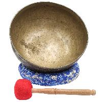 [super Quality], [old], Buddhist Hand Beaten Ultabati Singing Bowl, [real Antique]