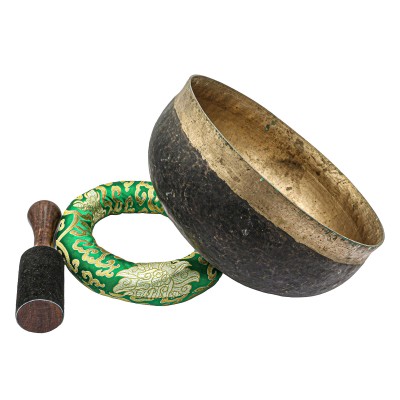 [super Quality], [old], Buddhist Hand Beaten Ultabati Singing Bowl, [real Antique], [select Accessories]