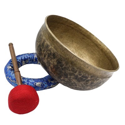 [super Quality], [old], Buddhist Hand Beaten Ultabati Singing Bowl, [real Antique]