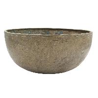 [old], Buddhist [real Antique] Hand Beaten [jambati] Singing Bowl, [select Accessories]