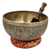 [old], Buddhist [real Antique] Hand Beaten [jambati] Singing Bowl