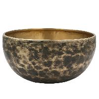 [old], Buddhist [real Antique] Hand Beaten [jambati] Singing Bowl, [select Accessories]