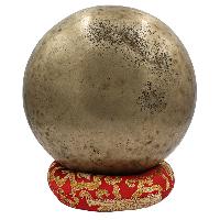 [old], Buddhist [real Antique] Hand Beaten [jambati] Singing Bowl, [select Accessories]