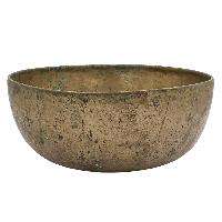[old], Buddhist [real Antique] Hand Beaten [jambati] Singing Bowl, [select Accessories]