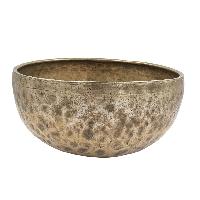 [old], Buddhist [real Antique] Hand Beaten [jambati] Singing Bowl, [select Accessories]