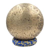 [old], Buddhist [real Antique] Hand Beaten [jambati] Singing Bowl, [select Accessories]