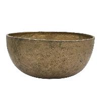 [old], Buddhist [real Antique] Hand Beaten [jambati] Singing Bowl, [select Accessories]
