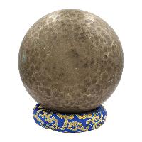 [old], Buddhist [real Antique] Hand Beaten [jambati] Singing Bowl, [select Accessories]
