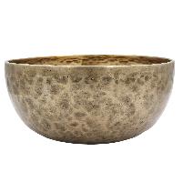 [old], Buddhist [real Antique] Hand Beaten [jambati] Singing Bowl, [select Accessories]