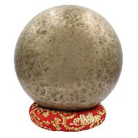 [old], Buddhist [real Antique] Hand Beaten [jambati] Singing Bowl, [select Accessories]