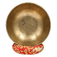 [old], Buddhist [real Antique] Hand Beaten [jambati] Singing Bowl, [select Accessories]