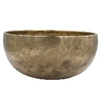 [old], Buddhist [real Antique] Hand Beaten [jambati] Singing Bowl, [select Accessories]