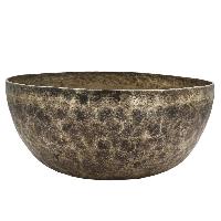 [old], Buddhist [real Antique] Hand Beaten [jambati] Singing Bowl, [select Accessories]