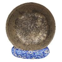 [old], Buddhist [real Antique] Hand Beaten [jambati] Singing Bowl, [select Accessories]
