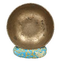 [old], Buddhist [real Antique] Hand Beaten [jambati] Singing Bowl, [select Accessories]