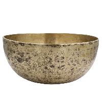 [old], Buddhist [real Antique] Hand Beaten [jambati] Singing Bowl, [select Accessories]