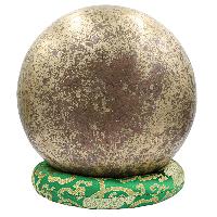 [old], Buddhist [real Antique] Hand Beaten [jambati] Singing Bowl, [select Accessories]