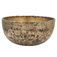 [old], Buddhist [real Antique] Hand Beaten [jambati] Singing Bowl, [select Accessories]