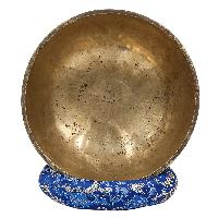 [old], Buddhist [real Antique] Hand Beaten [jambati] Singing Bowl, [select Accessories]