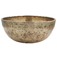 [old], Buddhist [real Antique] Hand Beaten [jambati] Singing Bowl, [select Accessories]