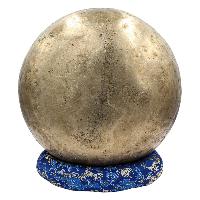 [old], Buddhist [real Antique] Hand Beaten [jambati] Singing Bowl, [select Accessories]