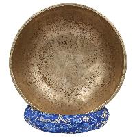 [old], Buddhist [real Antique] Hand Beaten [jambati] Singing Bowl, [select Accessories]