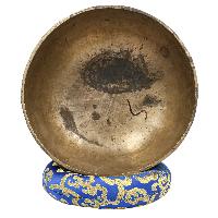 [old], Buddhist [real Antique] Hand Beaten [jambati] Singing Bowl, [select Accessories]