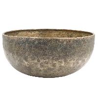 [old], Buddhist [real Antique] Hand Beaten [jambati] Singing Bowl, [select Accessories]