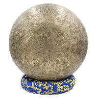 [old], Buddhist [real Antique] Hand Beaten [jambati] Singing Bowl, [select Accessories]