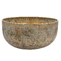 [old], Buddhist [real Antique] Hand Beaten [jambati] Singing Bowl, [select Accessories]